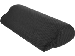 Apoio Para Os Pés Ergonômico Escritório, Almofada De Malha Preta, Reduz O Inchaço E A Pressão Nas Coxas, Adequado Para