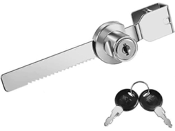 Fechadura Com Chaves Para Porta De Armário, Gaveta, Vitrine E Porta De Correr De Vidro (lgl) Aquaforge (1 Peça)