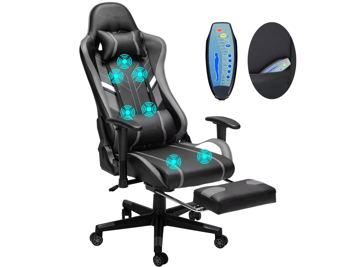 Cadeira De Escritã³rio, Design Ergonã´mico, Altura Ajustã¡vel, Preto Oem