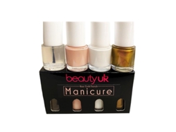 Beauty UK Rose Gold French Manicure Set 4x9ml