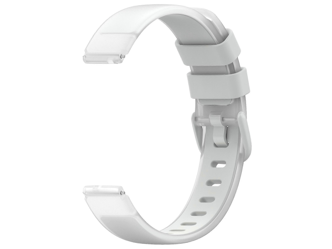 Pulseira Universal De Silicone Transparente Bicolor De 12 Mm