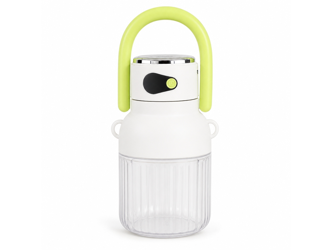 Liquidificador Portátil Recarregável Sem Fios 500 Ml Roxo Taro, Copo Com Duas Tampas