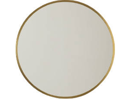 Espelho de Parede SKLUM Siloh Gold (Castanho - MDF - 40 cm)