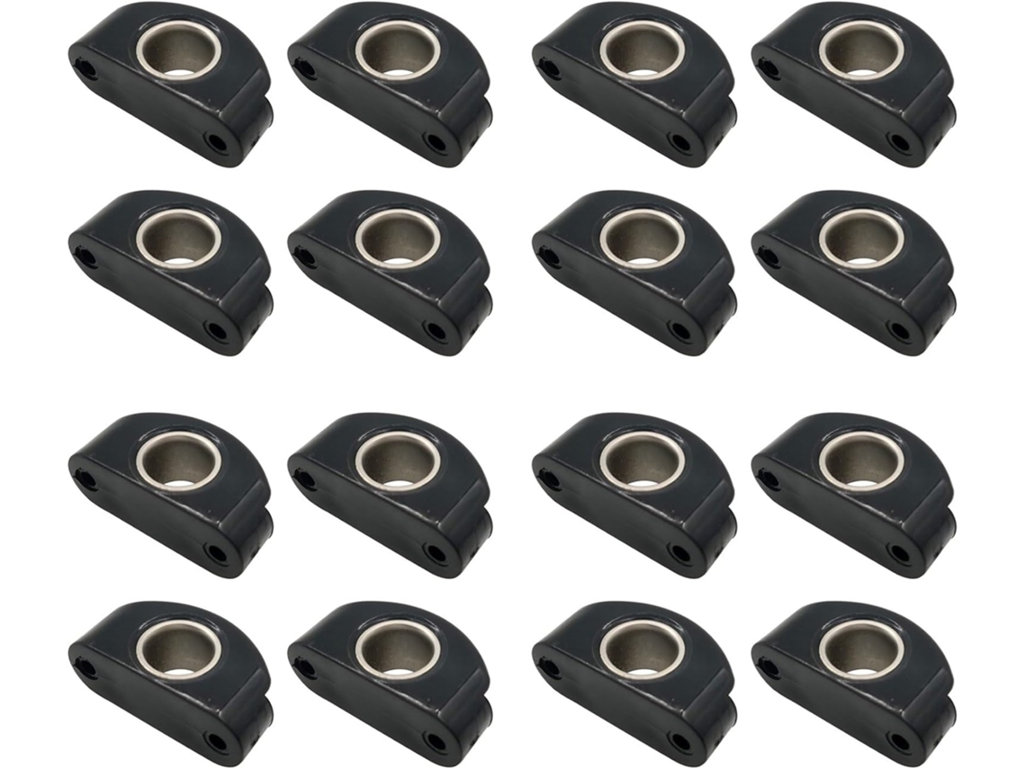 Bullseyes 12mm 1/2 Polegada Nylon Preto para Fiação de Barco com Inserto de Aço Inoxidável, Roda de Polia para SFUSHOS