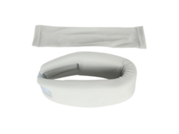 Colar cervical macio e respirável para suporte do pescoço e alívio da dor.