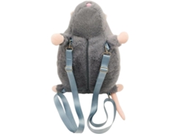 Mochila de Pel Cia Casual com Estampa Ratinho Fofo Infantil para Meninas Meninos Estudantes Viagens Praia Esportes Lazer VAYOTOY