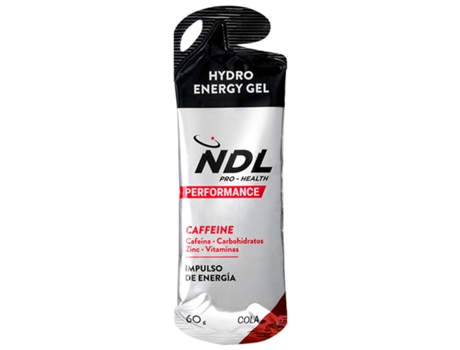 Ndl Pro-Health Gel Hidroenergético + Cafeína Cola 60 Gr NDL PRO-HEALTH