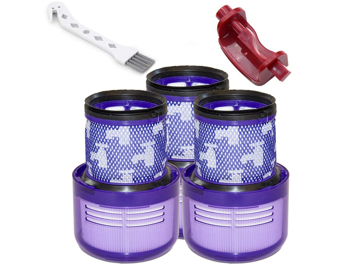 filtros de substituição do pacote compatíveis para dyson v11 animal, v11 outsize, v11 torque drive peças aspirador sem fio
