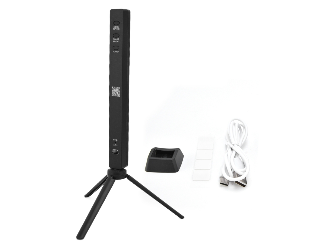 Barra de Luz Rgb Colorida com Ritmo 3d, Controle por Aplicativo Bluetooth, 32 Leds CHABERLU