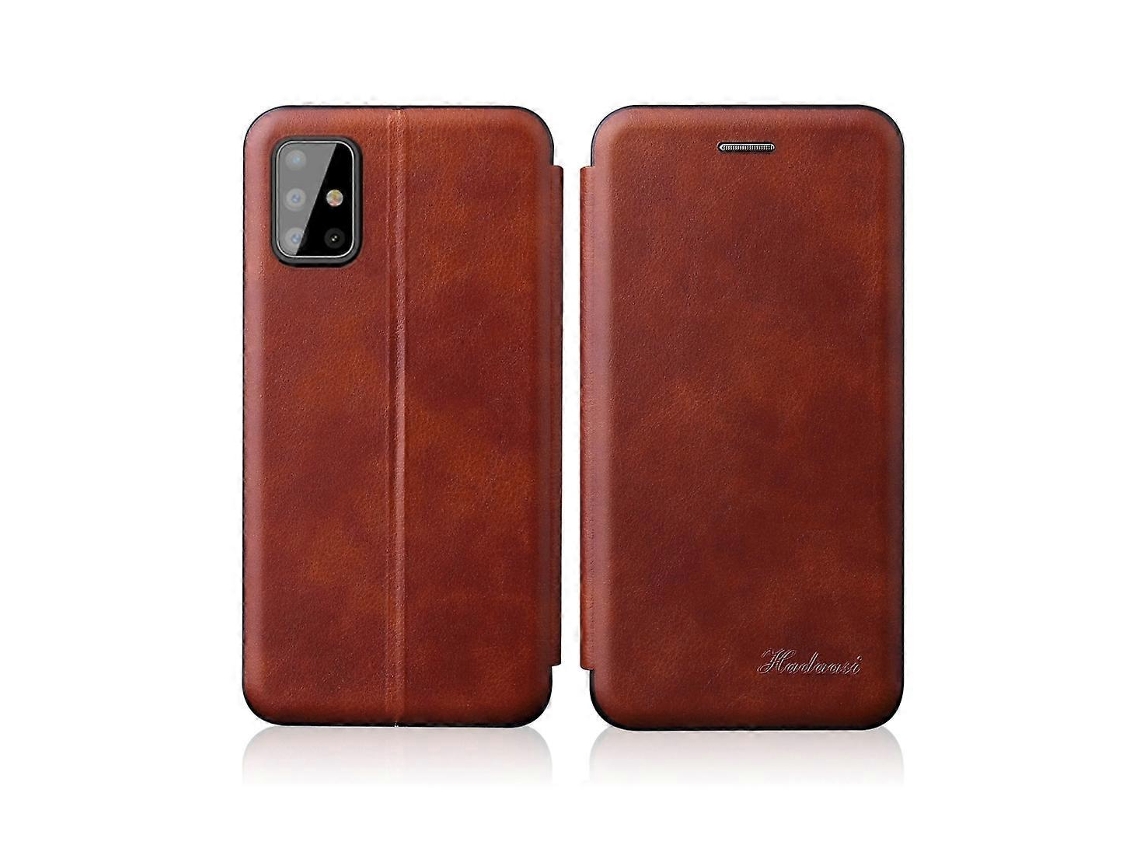 Capa De Couro Tpu Pu Com Textura Retrô Integrada E Compartimento Para Cartão Para Samsung Galaxy S20 Ultra