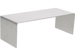 Suporte Portátil para Encomendas Stobaza em Aço Inoxidável Prateado, Compacto e Resistente, Ideal Lojas. Calça
