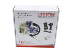 Fita Led, 7,5 M, Rgb, Comando Remoto, Para Decoração De Móveis, Televisão, Prateleiras E Ambientes Internos