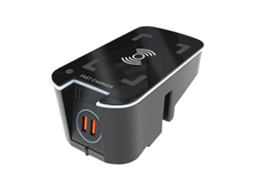 Carregador Sem Fio para Carro GOKOCO com Suporte Celular com Sensor Inteligente