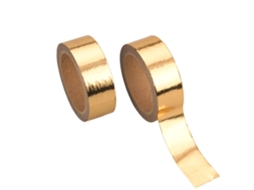 Lurelia 2 Rolos De Fita Washi De Folha De Ouro Maciço, Fita Adesiva Decorativa