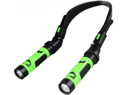 Luminária De Leitura Led, Alimentada Por Usb, Com Duas Cabeças Suspensas, Luz De Pescoço Para Estudar, Acampar Ao Ar