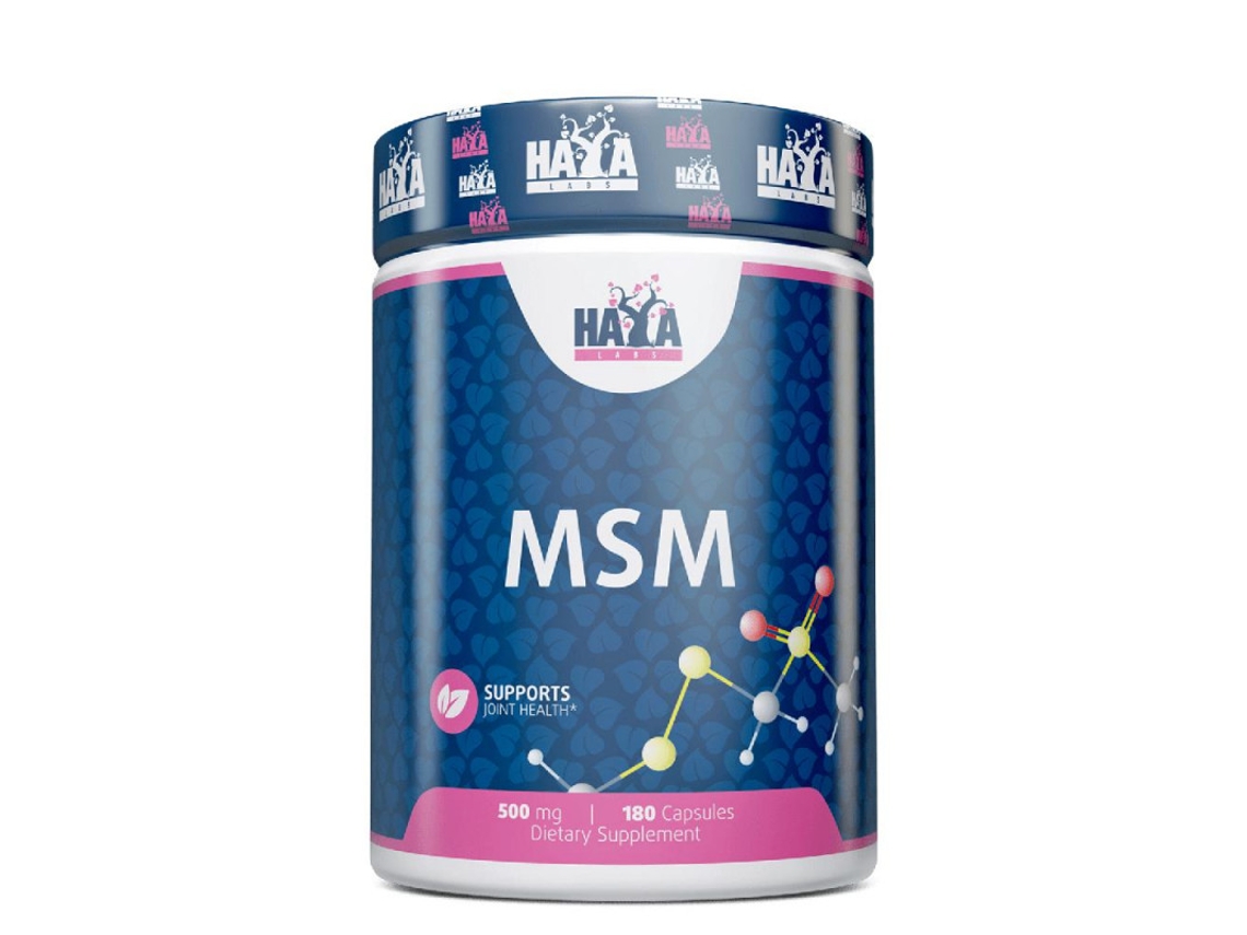 Msm 500mg - 180 Cápsulas De Haya Labs
