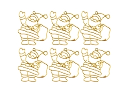 10Pcs Pingentes de Moldura Aberta ALLINLESS