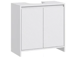 Móvel Lavatório 60x30x60cm Branco com Capacidade 40kg