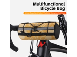 Bolsa para Bicicleta Mali, prática, resistente, à prova d'água, com fecho, transversal