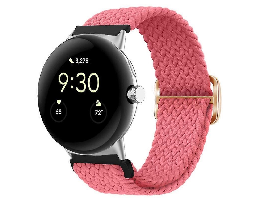 Pulseira De Nylon Trançado Com Fivela Para Relógio Google Pixel