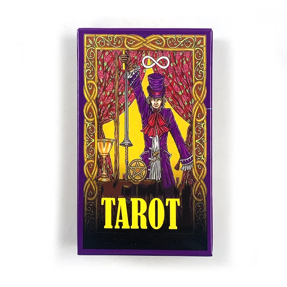 Tarot Mais Vendido: 78 Cartas Coloridas, Baralho de Tarot Exclusivo Pintado À Mão MDUG