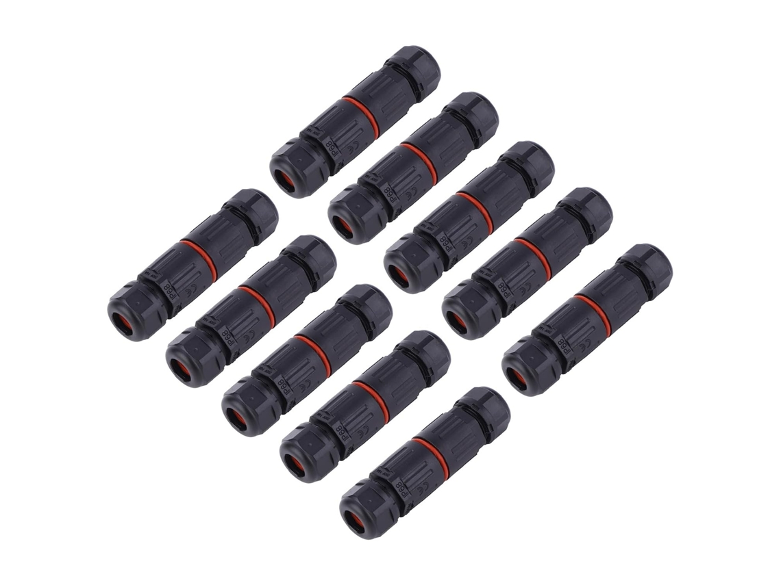 Conector De 3 Pinos À Prova D'água Ip68, Plugue Externo Retardante