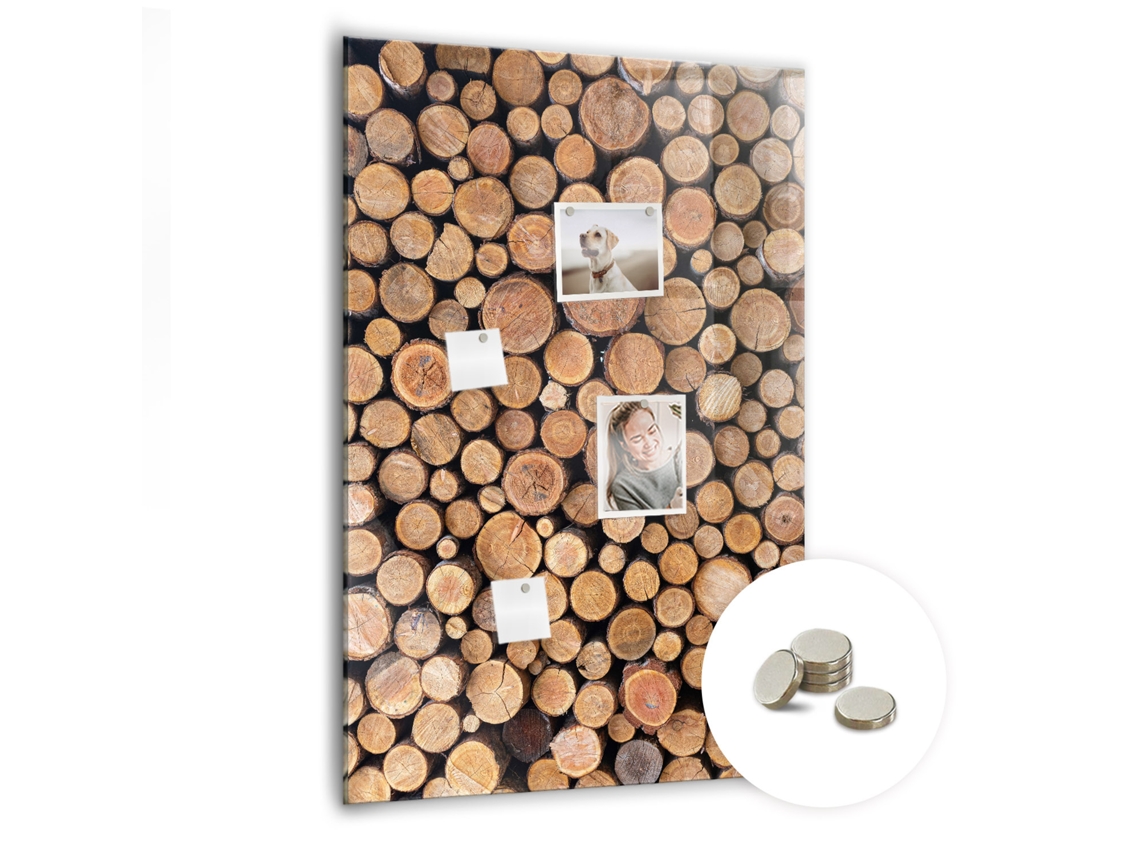 Quadro Magnético De Parede Tocos De Árvore Para O Quarto Das Crianças Espelharte (70x100 Cm)