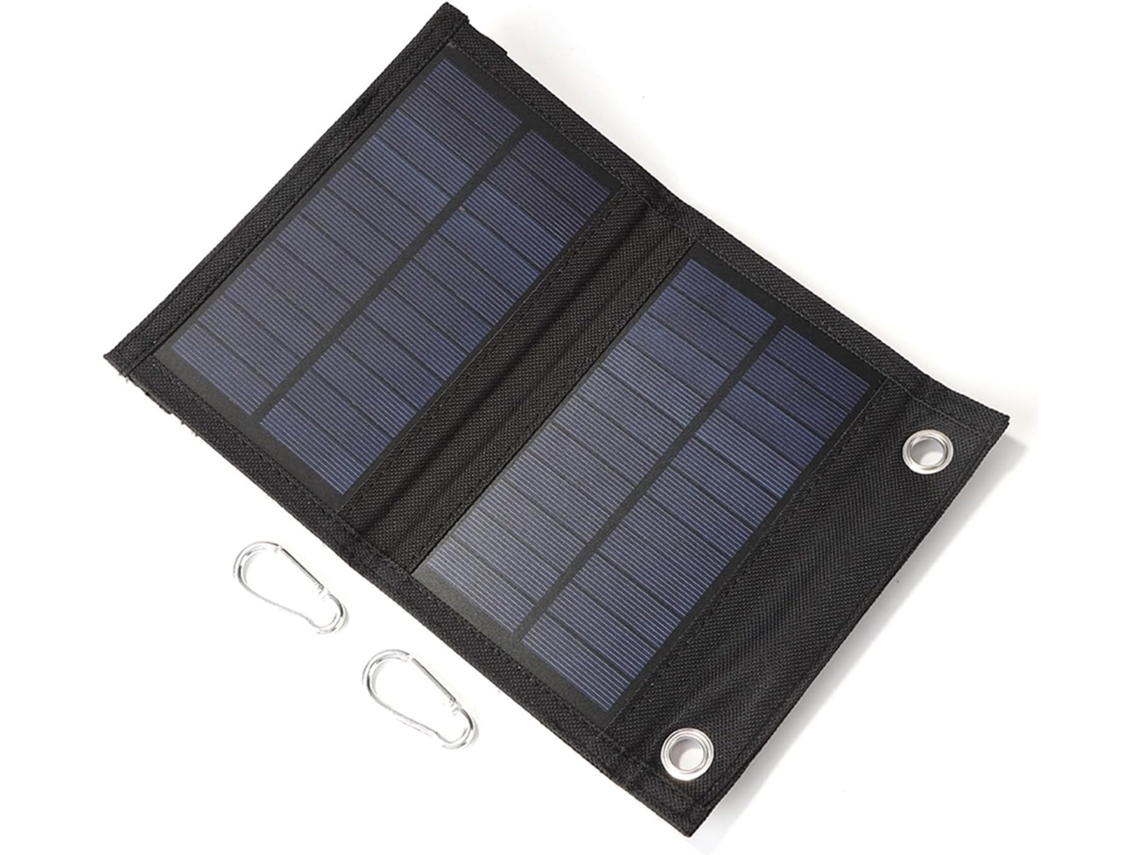 Bateria Externa De 10w Para Celular Com Painel Solar Portátil