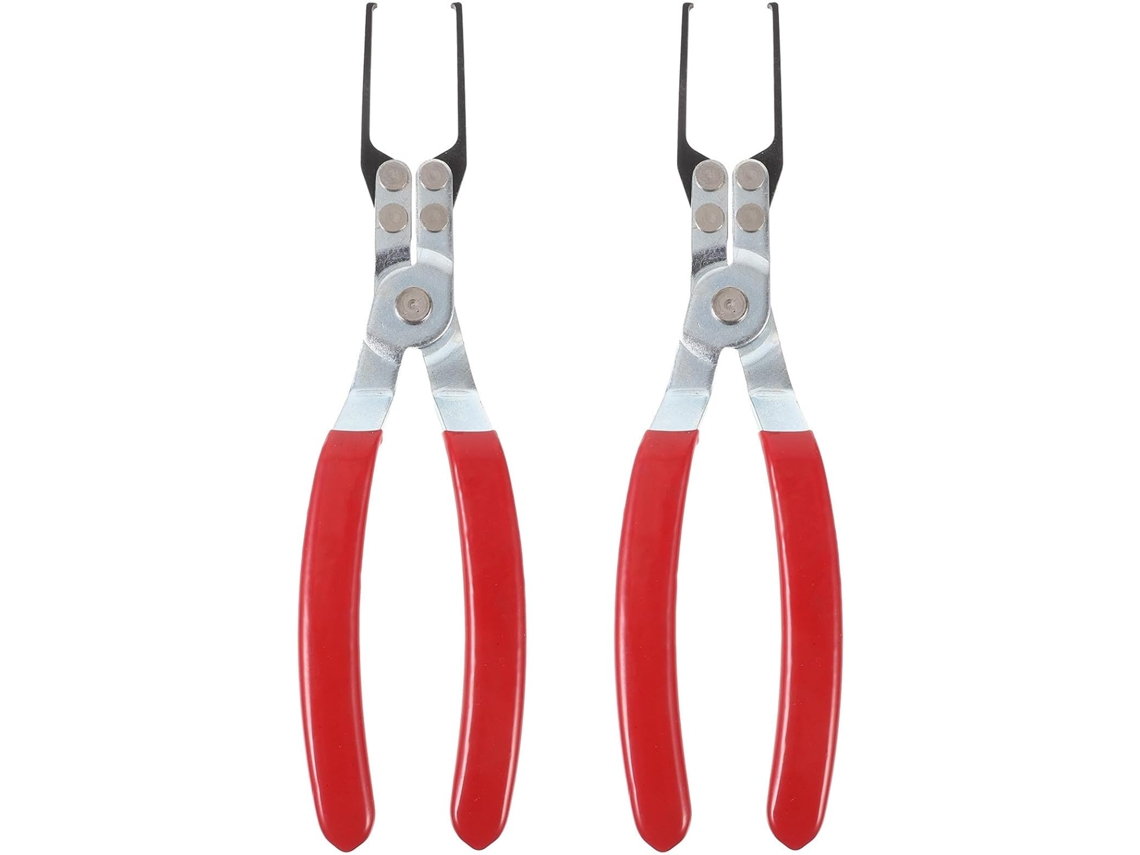 Alicate Extrator De Relés Automotivos Vermelho, 2 Peças, Em Aço Liga.