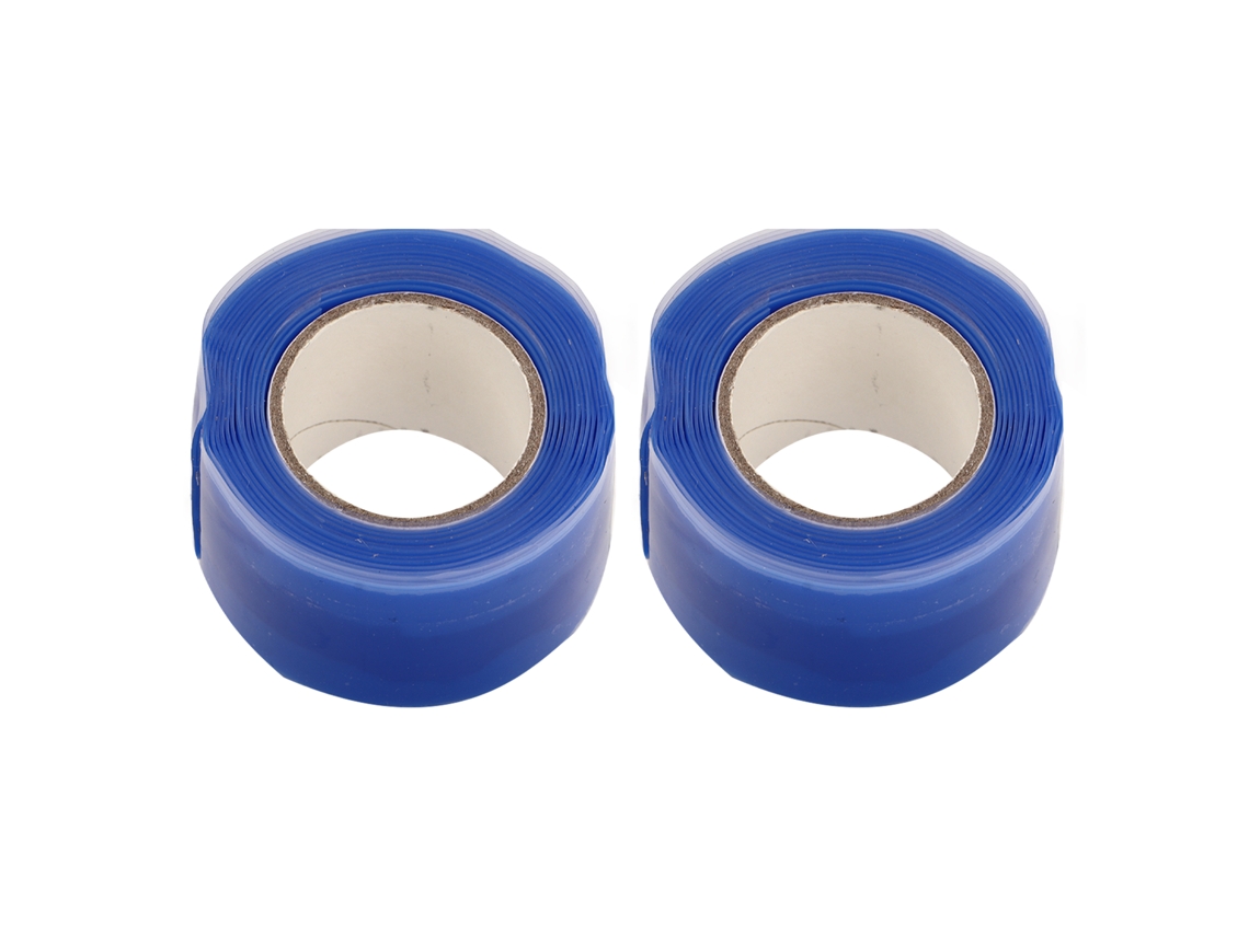 2 Fitas De Silicone Autoadesiva Flexível Para Manoplas De Canoa Kayak Barco Dragão Carbono Azul