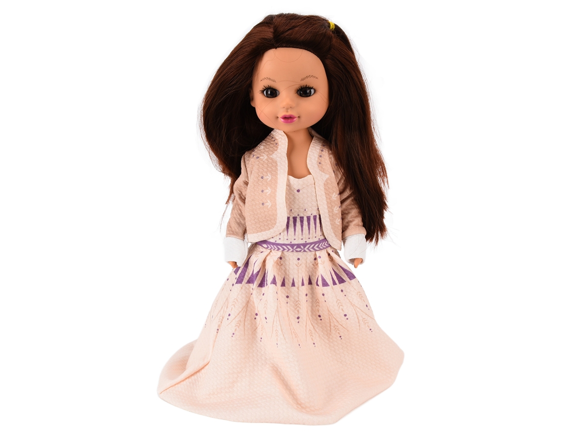 Primerox boneca Infantil de 14 Polegadas Fashion Humanóide com Vestido Retro Presente para Meninas
