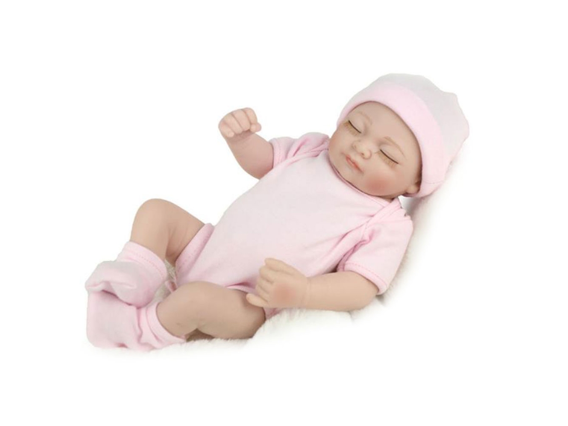 Mali boneca Reborn Vinil Macio Boneca de Banho Brinquedo de Educação Infantil