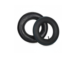 Relaxdays Roda De Carrinho De Mão Com Câmara De Ar, Pneu Sobresselente, 4.00-8", Para Carrinho De Mão, Até 150kg, Preto