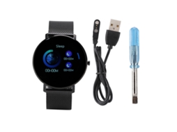 Relógio inteligente esportivo à prova d'água EOOCOO com monitor de frequência cardíaca e tela TFT redonda 1.22 polegadas