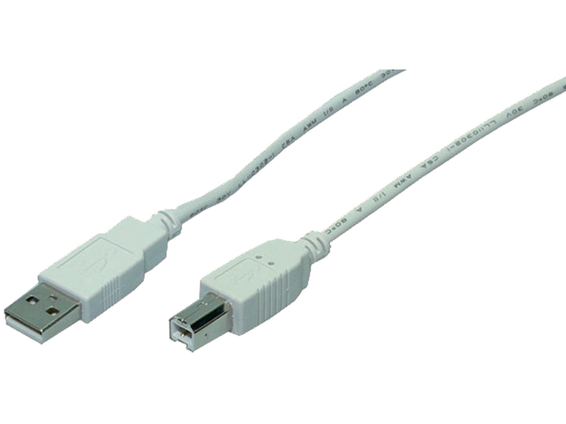 Cabo LOGILINK Usb 2.0 Usb-A Plugue Usb-B 5 0 M Preto