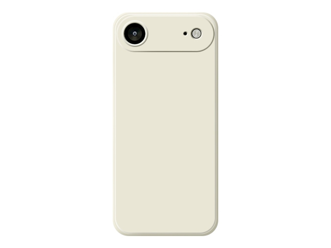 Capa Para Iphone Air Em Tpu Com Borda Reta - Bege