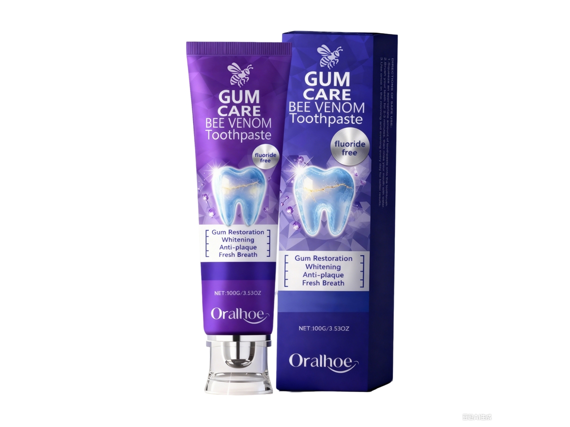 Pasta de Dentes com Veneno de Abelha, Ideal para Dentes Sensíveis e Calmos LAXISCREED