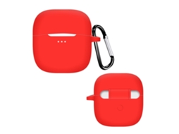 Protetor De Silicone Baseus W04 Plus Com Fivela Vermelho Brilvibera