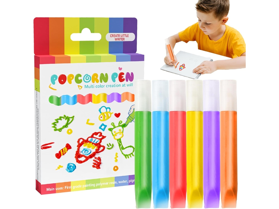 Caneta Mágica 3d Colorida Para Crianças, Material De Arte Divertido E