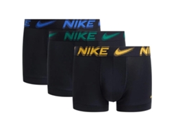Boxer NIKE Trunk 3pk Ke1156 Eyc Preto