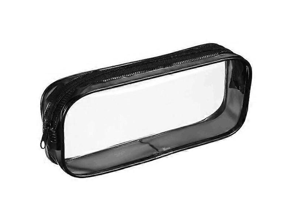 Estojo Transparente de Pvc com Zíper para Canetas de Feltro BRILVIBERA
