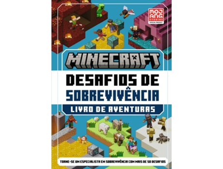 Livro Minecraft Desafios De Sobrevivência - Livro De Aventuras Oficial Com Mais De 50 Desafios De Mojang Ab (português Do Brasil)