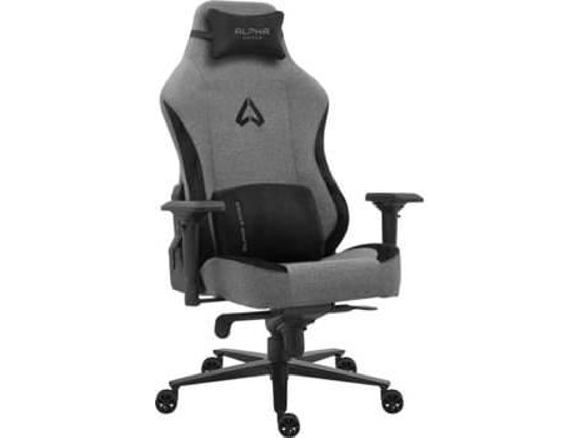 Cadeira Gaming ALPHA GAMER NÃ©bula (Outlet Grade A - AtÃ© 130 kg - Elevador Classe 4 - Cinzento)