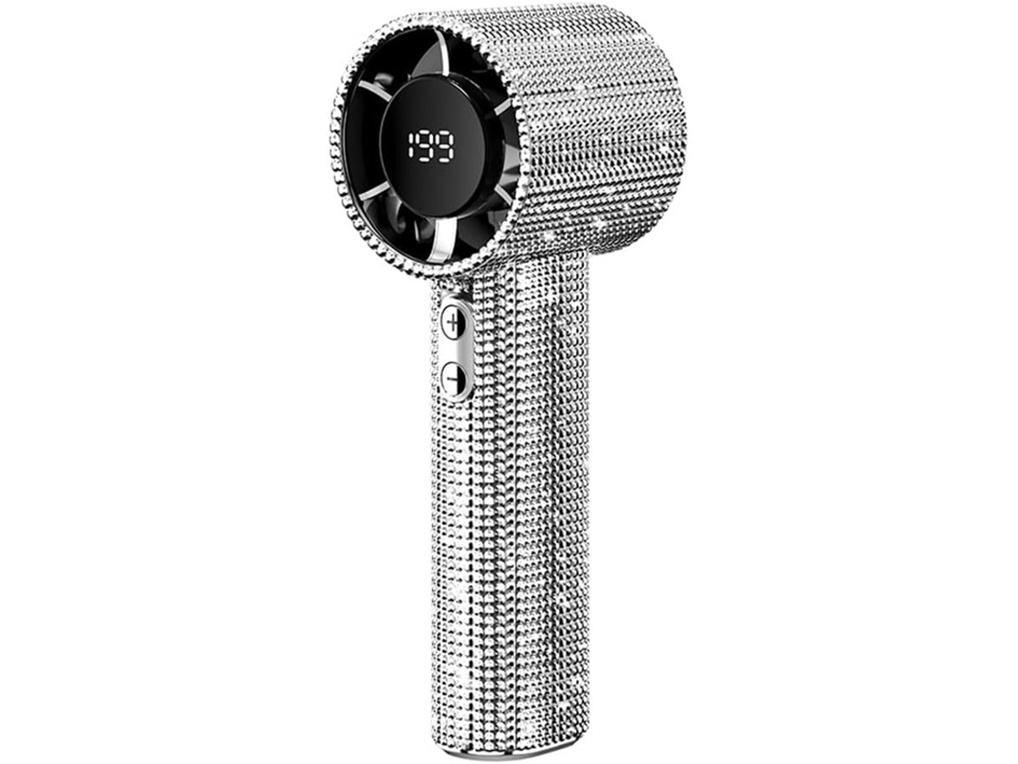 Mini Turbo 199 Vel Strass Display Digital Usb Longa Duração