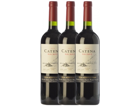 Vinho CATENA ZAPATA Catena Zapata Malbec Mendoza Crianza (1.5 L - 3 unidades)