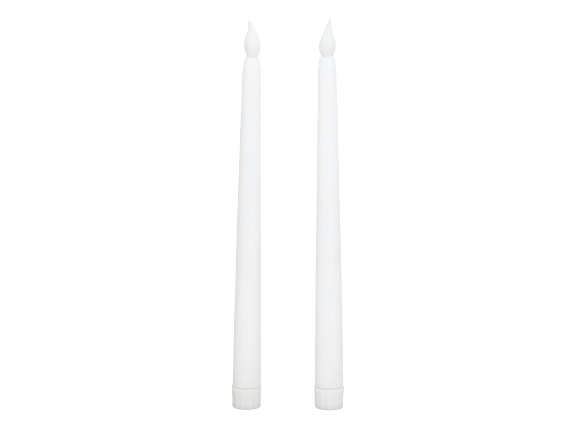 Vela Taper Led Sem Filtros, Pack de 2 LAXISCREED