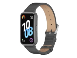 Pulseira De Couro Pu De Microfibra Mijobs Para Huawei Band 10 / 9 / 8