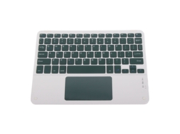 2026zentro-teclado Bluetooth Com Touchpad 78 Teclas Ultra Fino Silencioso Portátil Sem Fio Para Smartphones Tablets Notebooks Verde Escuro