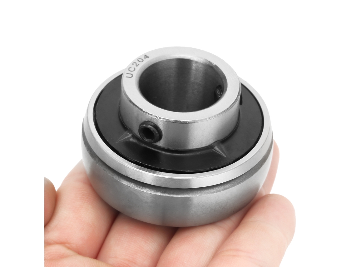 Laxiscreed Esferas De Aço Com Base Embutida Uc204 Para Montagem, Diâmetro 20mm