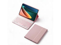 Capa Com Teclado Bluetooth Para Lenovo Tab M9 Tb-310fu/tb-310xu (português-rosa)